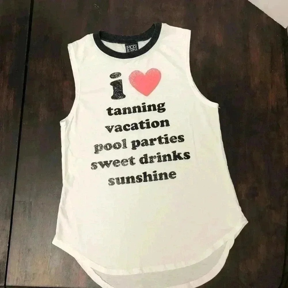 Sleeveless T shirt/Tank Size S